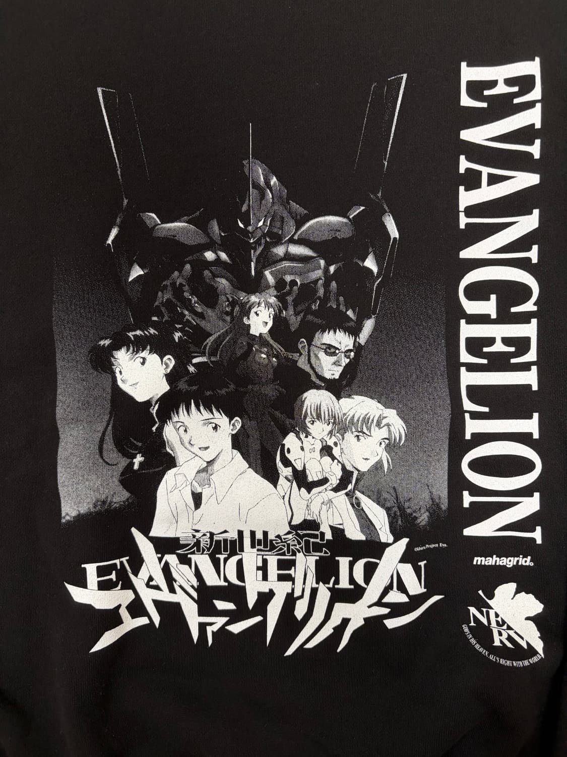 에반게리온 마하그리드 맨투맨 M 상품이미지3