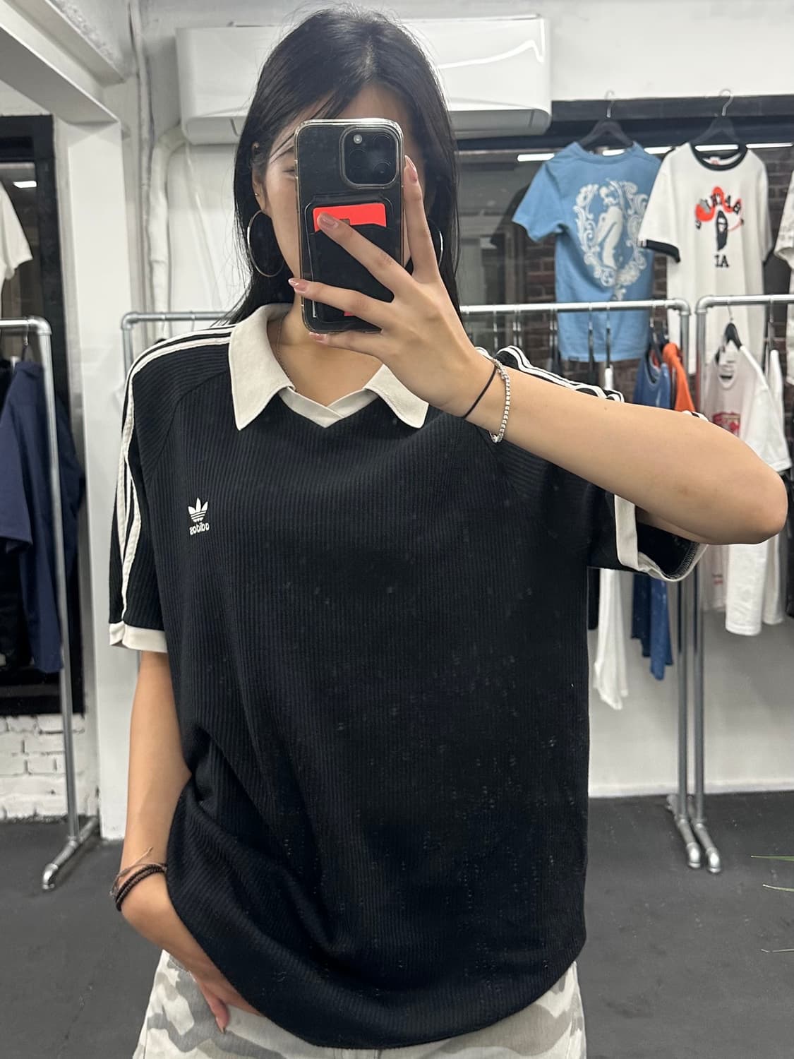 아디다스 와플 카라 티셔츠 상품이미지3