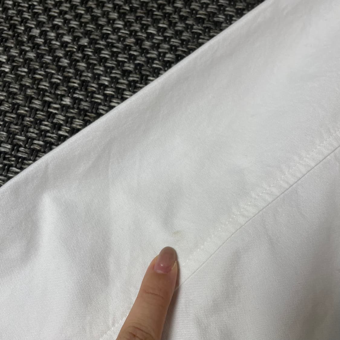 커버낫 화이트 원포켓 긴팔 셔츠 XL 상품이미지7