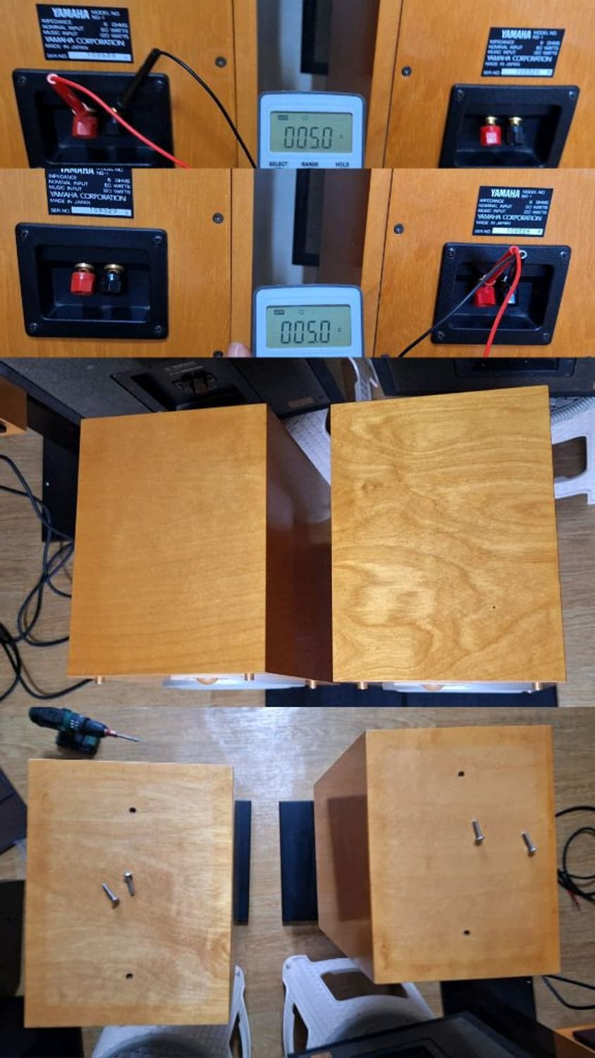 (스탠드포함/오버홀) yamaha NS-1 알리코 스피커/ 빈티지 레트로 상품이미지6