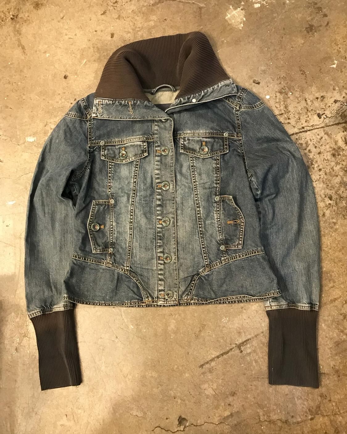 Vintage Knit Denim JK 상품이미지7