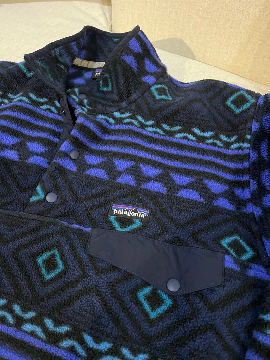 파타고니아 아즈텍 패턴 헤비웨이트 신칠라 16년 민트급 맨-m 상품이미지4