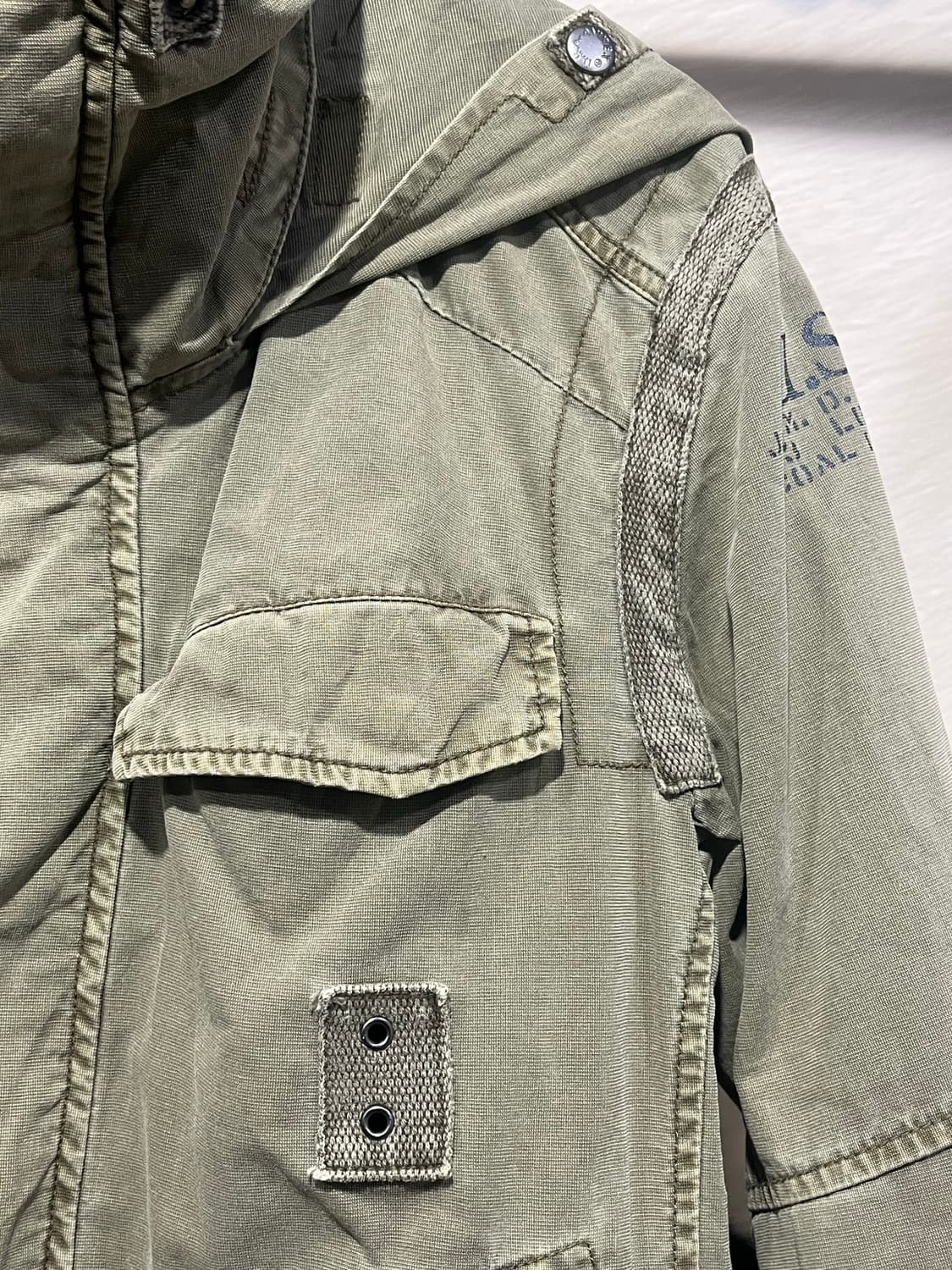 아비렉스 밀리터리 후드 야상 상품이미지6