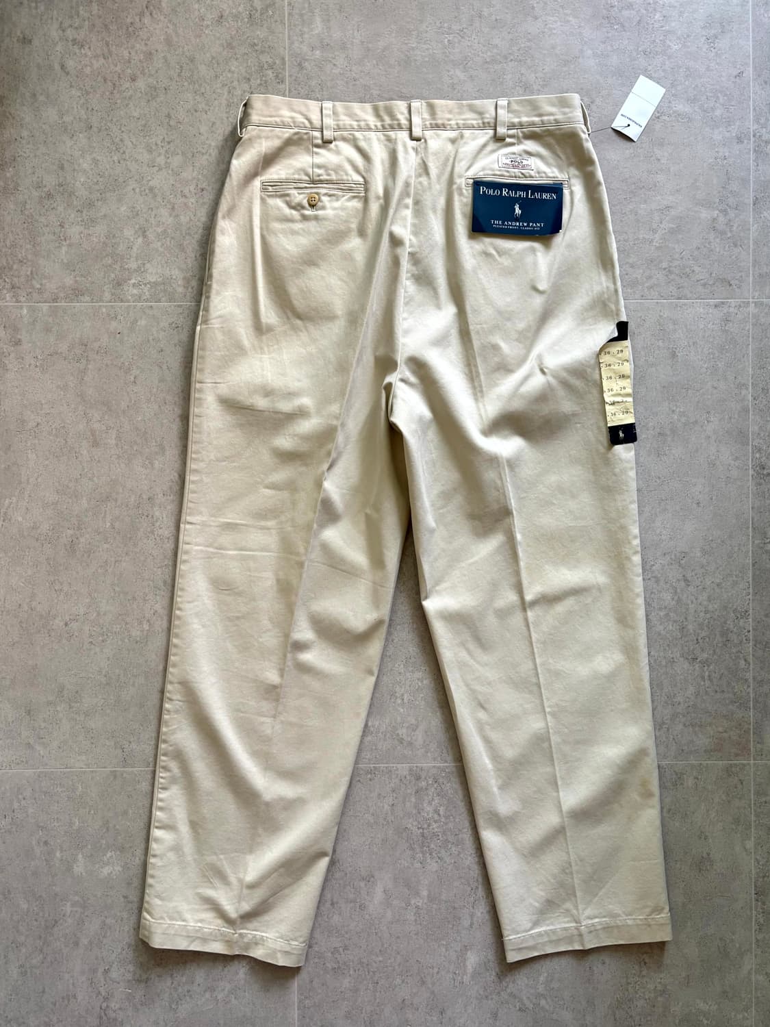 90s 폴로 랄프로렌 ANDREW 치노 팬츠 34~35" 상품이미지8