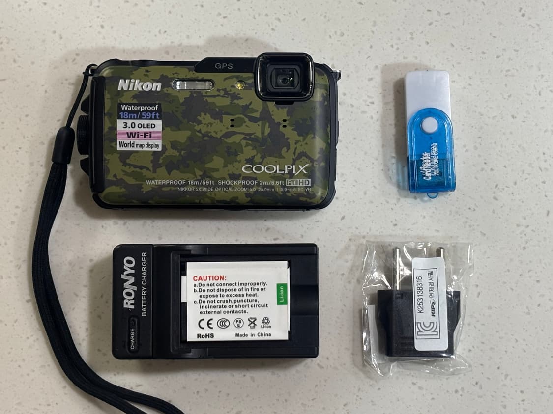 (작례O) 니콘 쿨픽스 AW100 상품이미지1