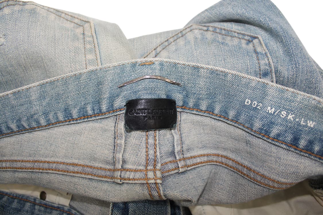 SAINT LAURENT 15 F/W 생로랑 디스트로이드 데님 팬츠 상품이미지7