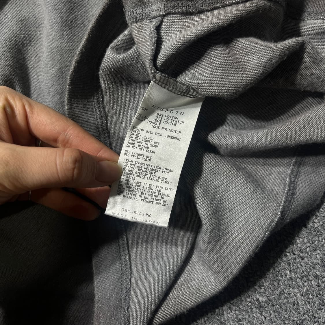 THE NORTHFACE PURPLE LABEL X NANAMICA 티  상품이미지9