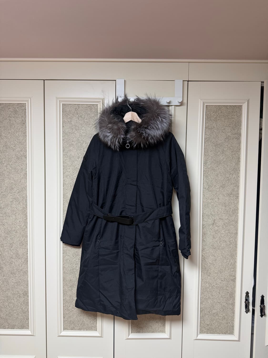 래인바이 구스다운 천연모피 패딩 상품이미지1