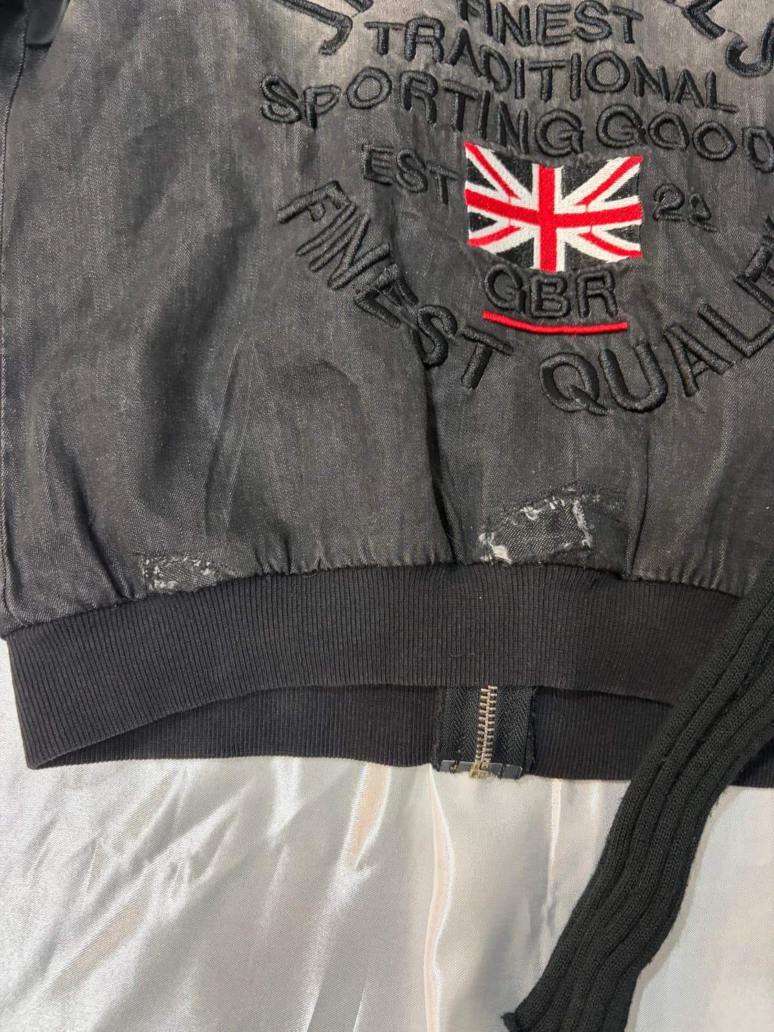 punk union jack studs knit jacket  상품이미지10