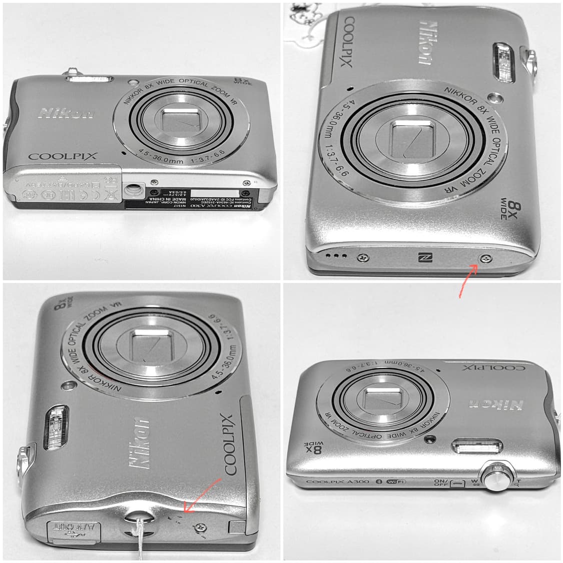 니콘 쿨픽스 A300 (S3700) 실버 빈티지디카 상품이미지6