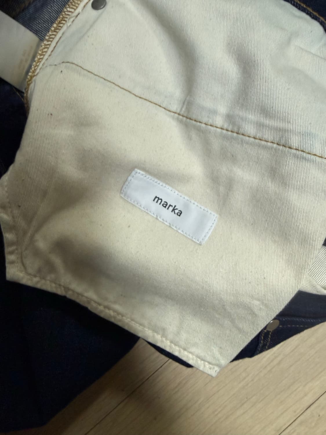 마카(Marka) 코쿤핏 인디고 12 oz 데님 2 상품이미지4