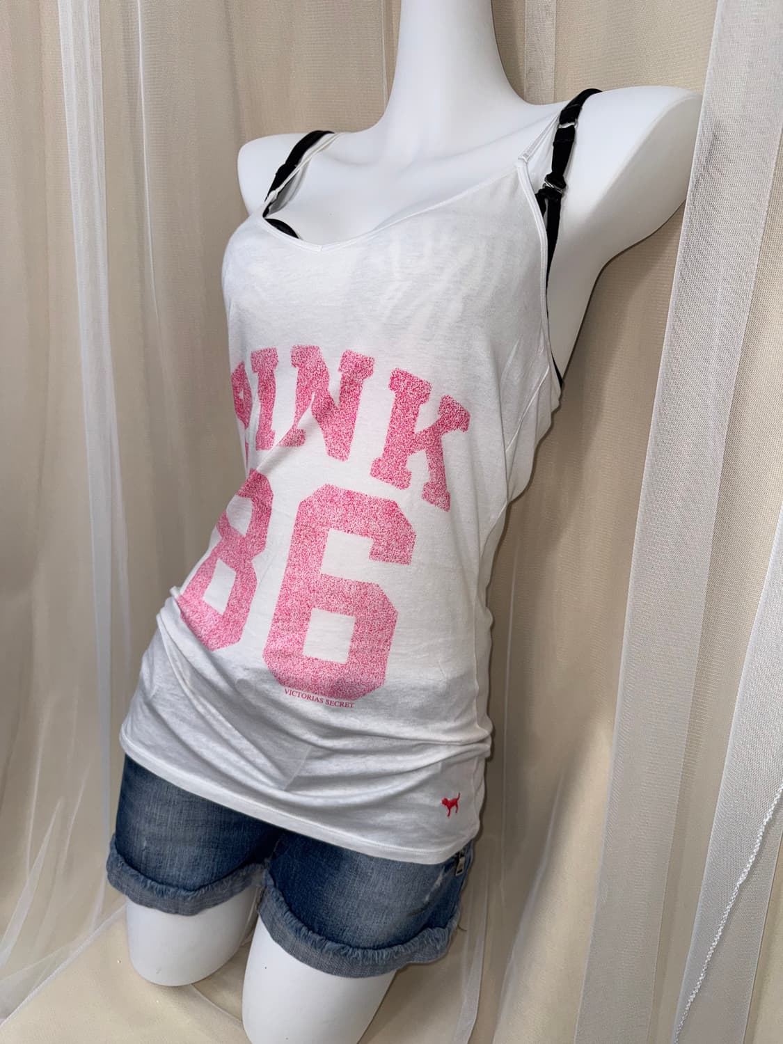 M PINK Victoria's Secret 슬리브리스 핑크 상품이미지1