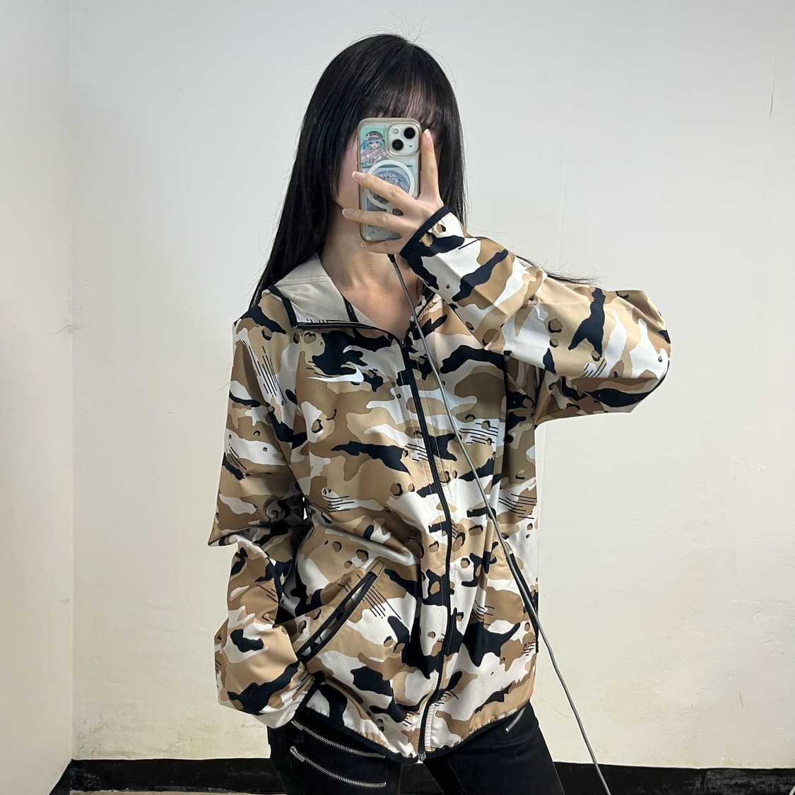 Nike camo Dri-FIT running windbreaker 상품이미지2