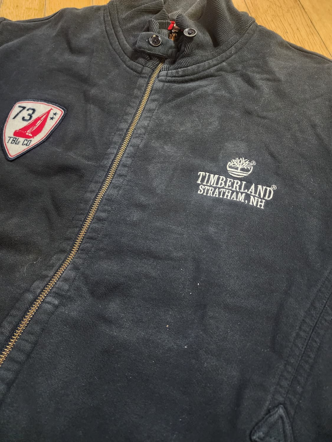 팀버랜드 빈티지 코튼 하이넥 져지 집업 상품이미지8