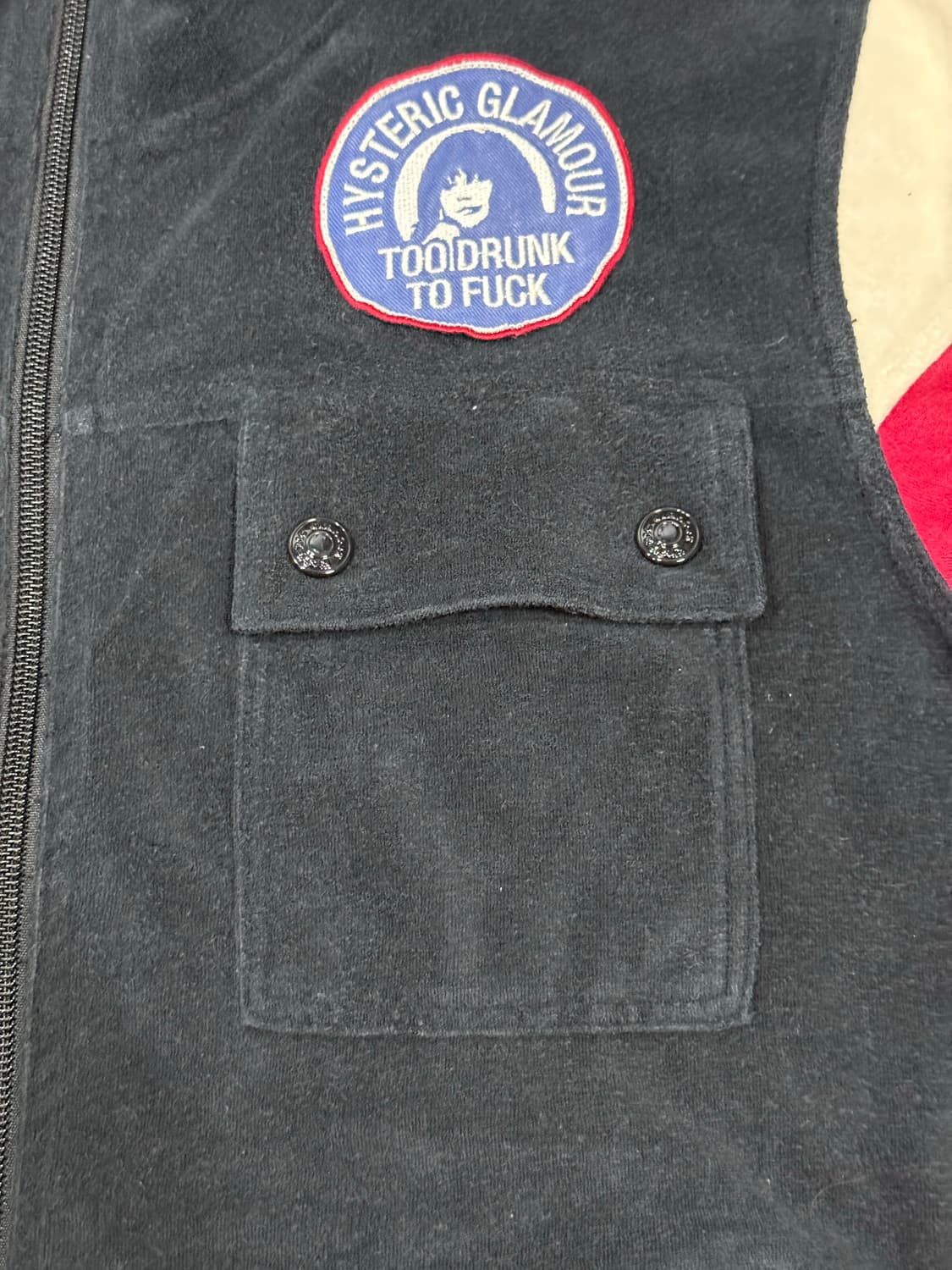 히스테릭 글래머 아카이브 아이코닉 패치 져지 집업 자켓 상품이미지4
