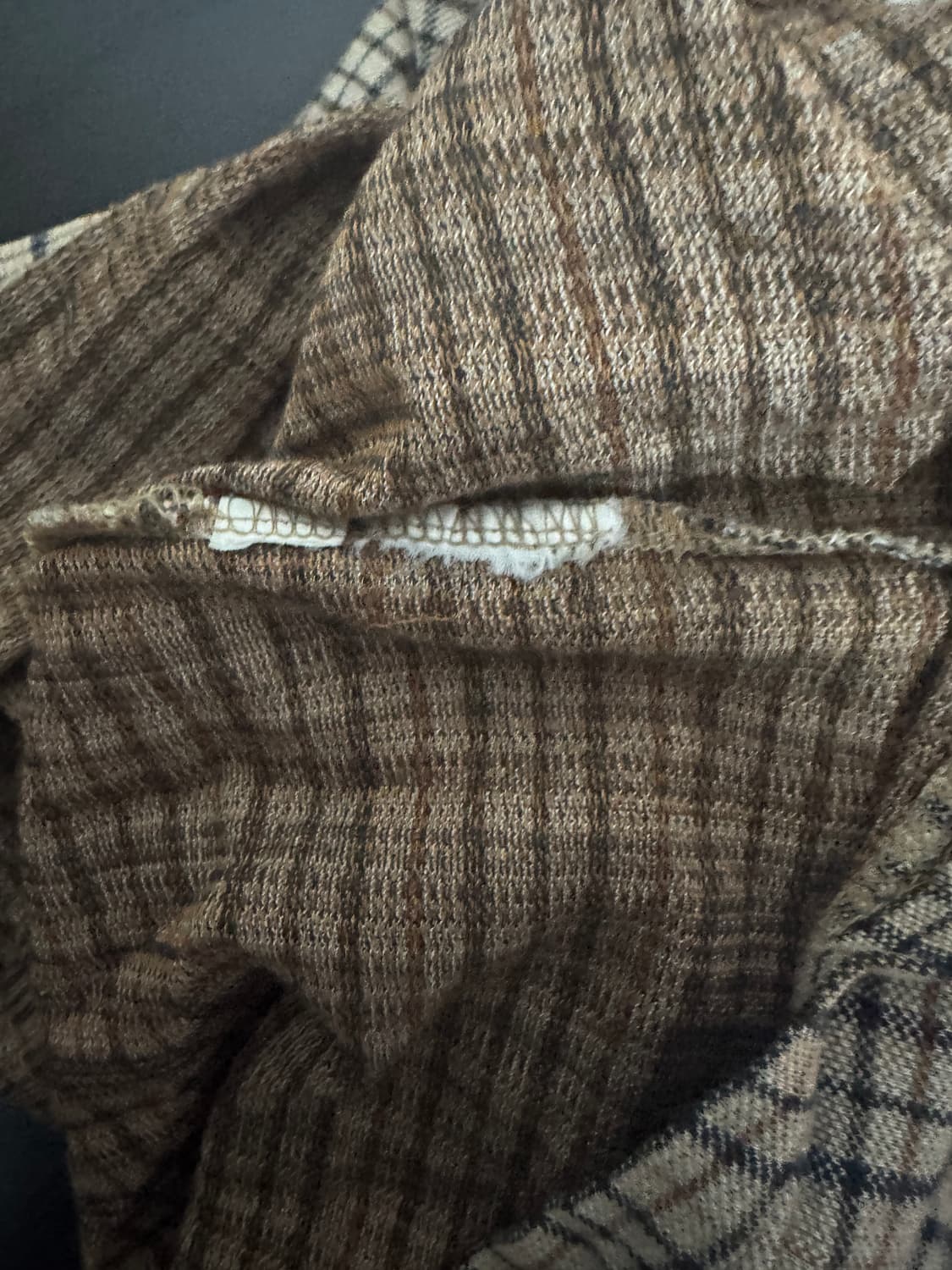 닥스 daks 시그니처 체크 긴팔 카라티 L 상품이미지4