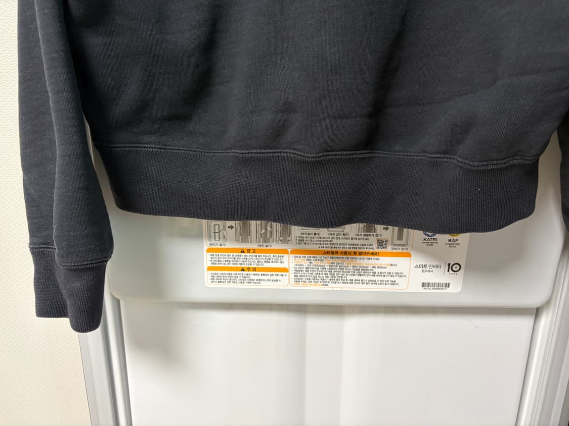 [M]나이키 스웻 셔츠 블랙 상품이미지3