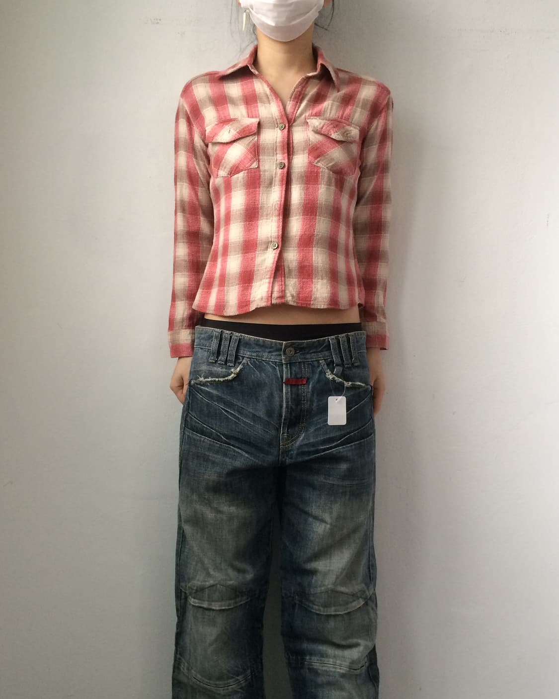 Check pattern shirt 상품이미지1