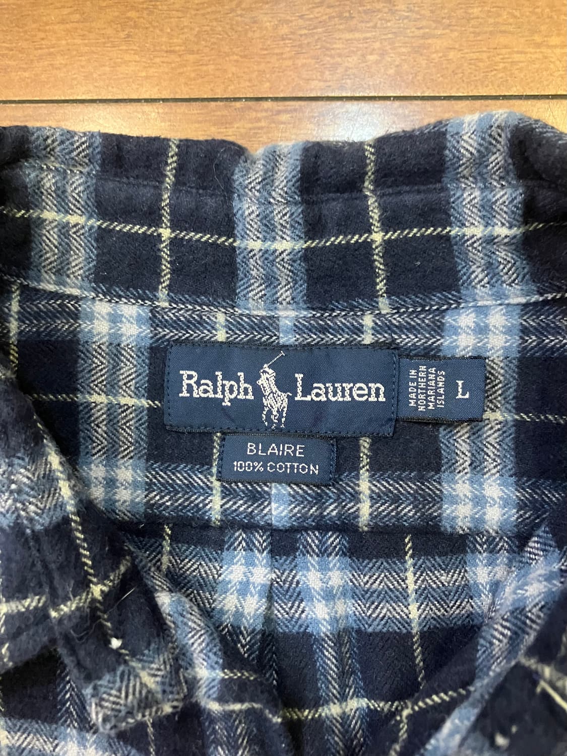 폴로랄프로렌 플란넬 체크셔츠 L 상품이미지2