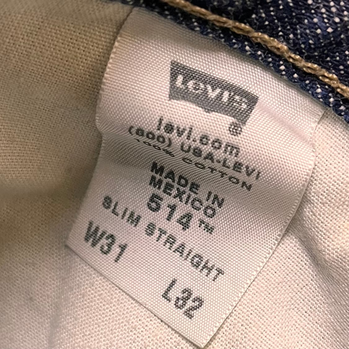 리바이스 514 데님팬츠 W31 L32 상품이미지5