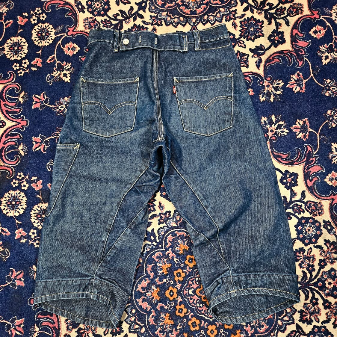 리바이스(Levis) 엔지니어드진 8부 데님 반바지 쇼츠 상품이미지1