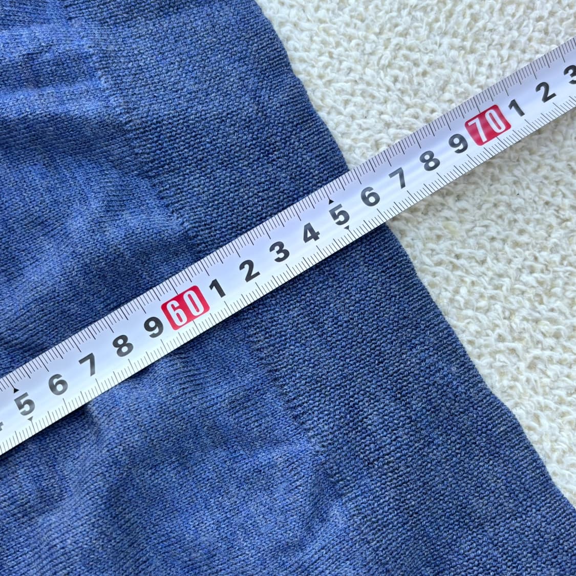 L 캘빈클라인 블루 브이넥 니트 스웨터 0408E1 상품이미지5