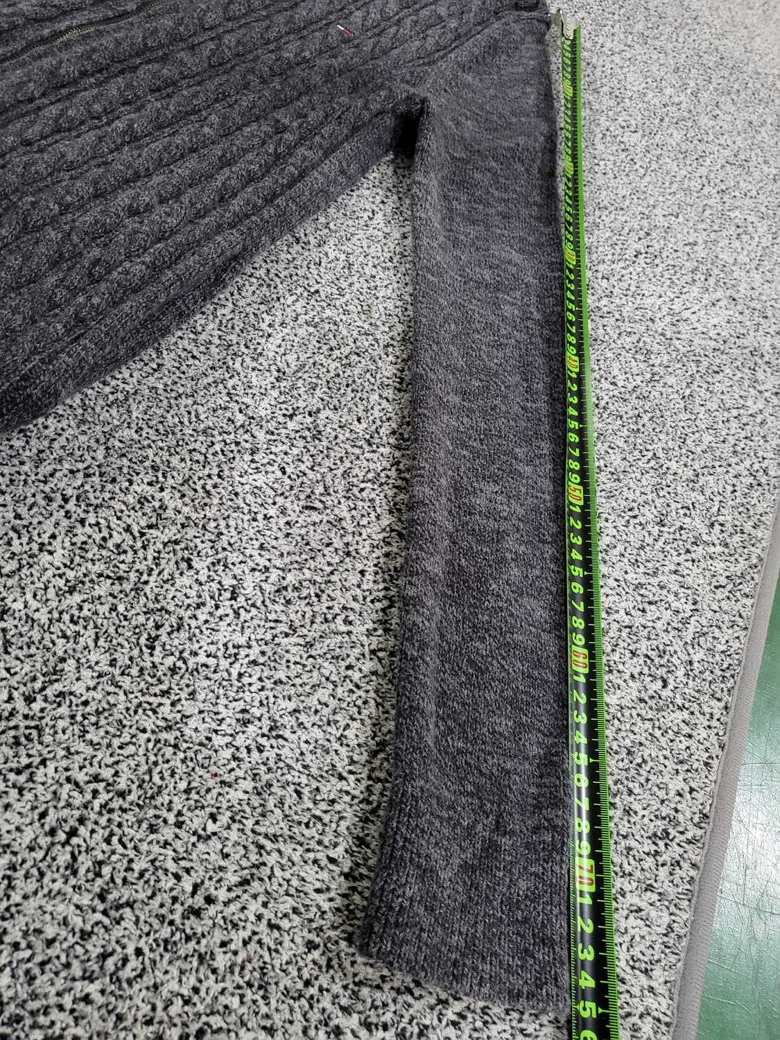 타미힐피거 집업 니트 가디건 (그레이) 상품이미지10