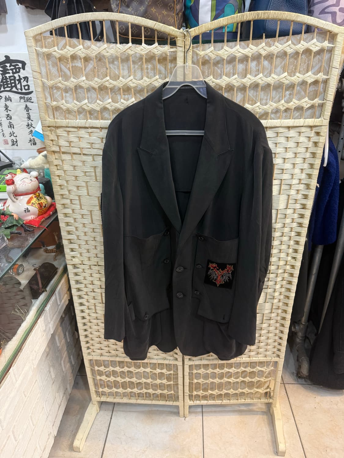 4/105-110/21ss 정품 요지야마모토 자수패치 자켓 팝니다 상품이미지1