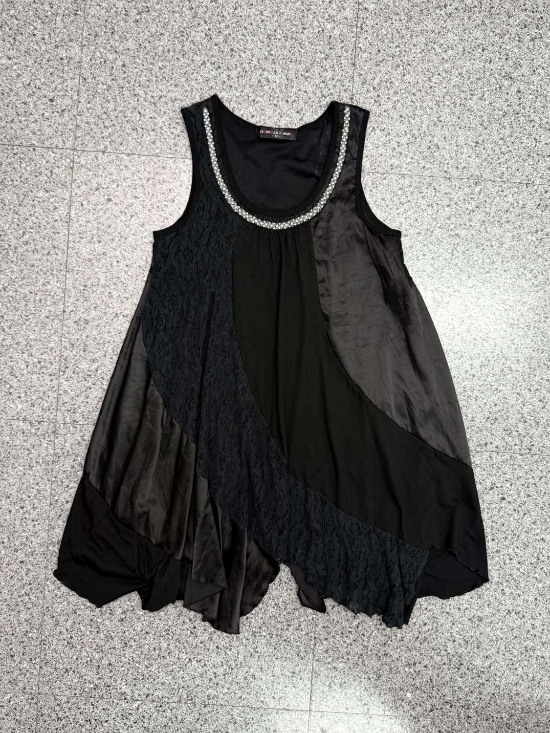 vintage asymmetrical panel dress 상품이미지3