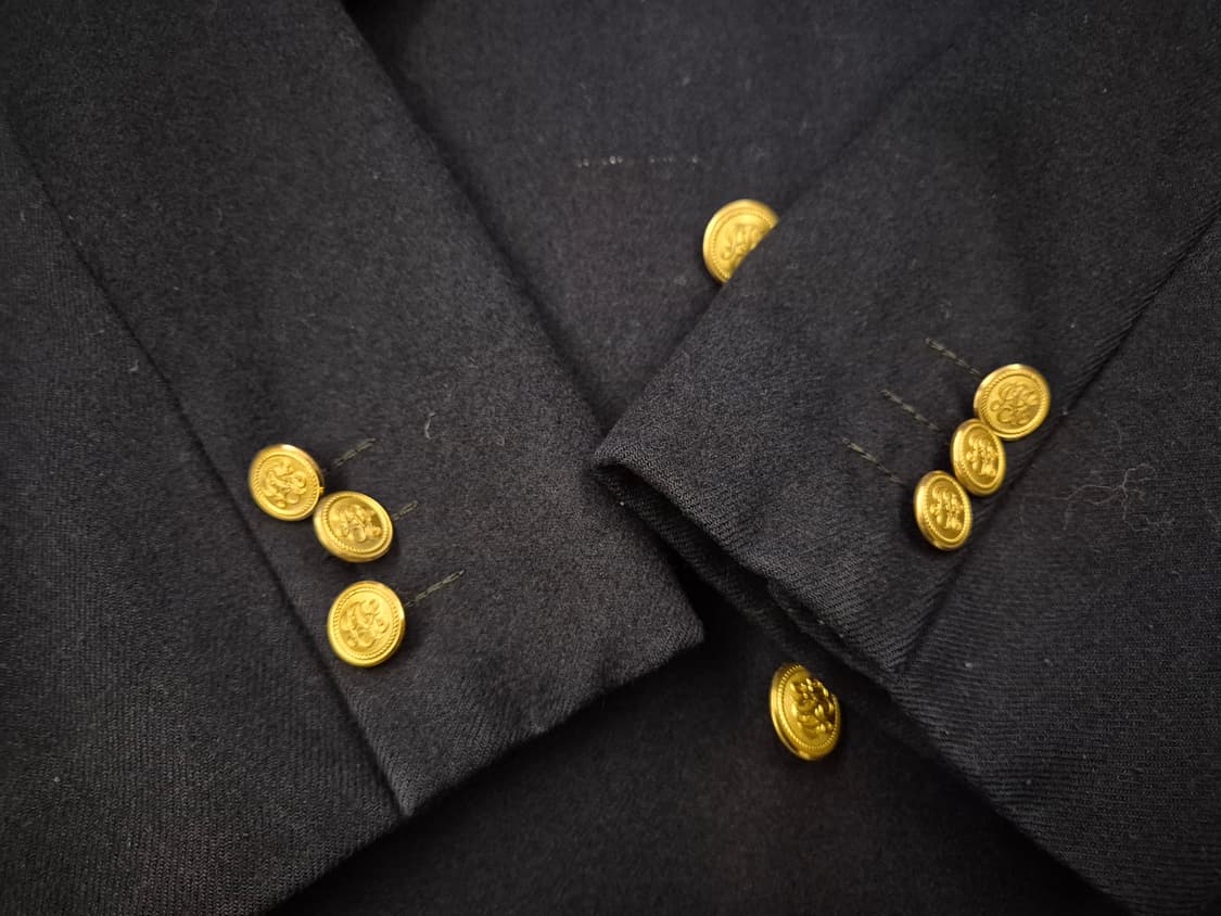 90s  제이프레스 금장버튼 더블 자켓 상품이미지5