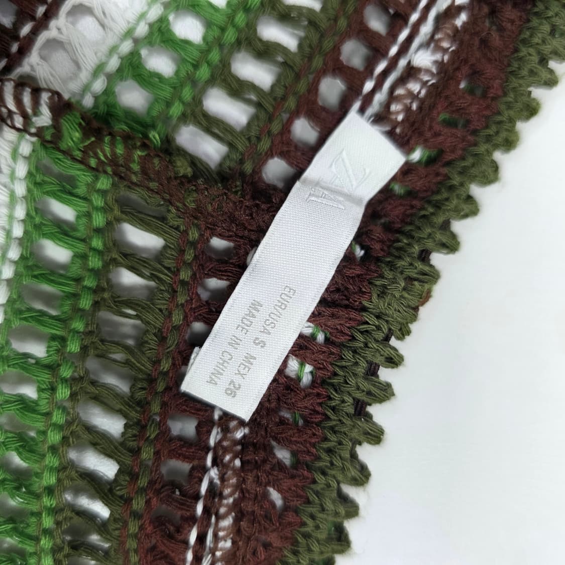 zara 자라빈티지)말차초코갸루 크로셰 모리걸 니트여름시스루휴양지반바지 상품이미지4