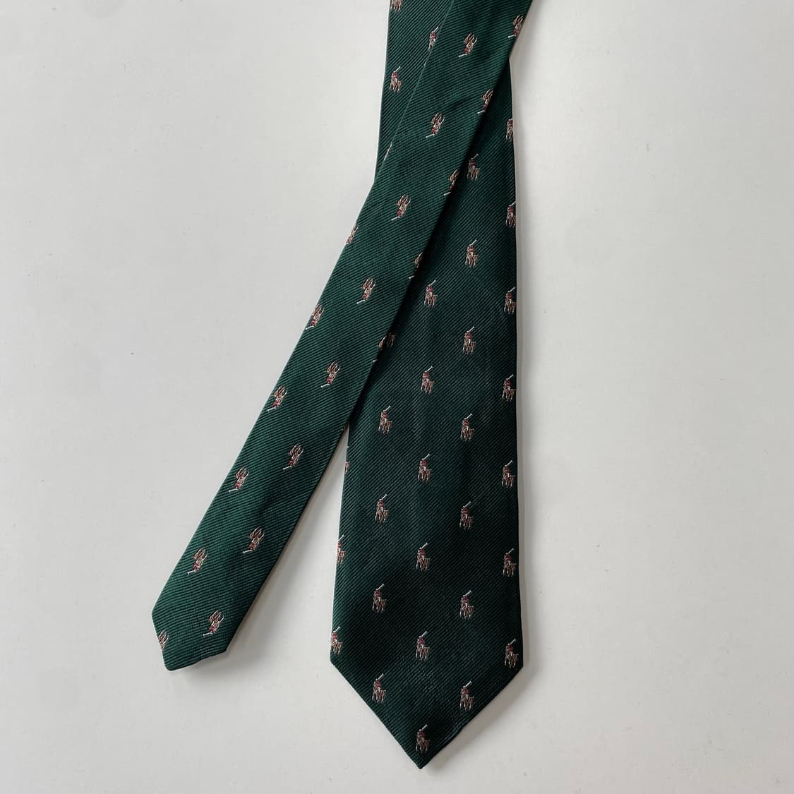 폴로 랄프로렌(POLO) 모노그램 명품 정품 넥타이 총장112cm 상품이미지2