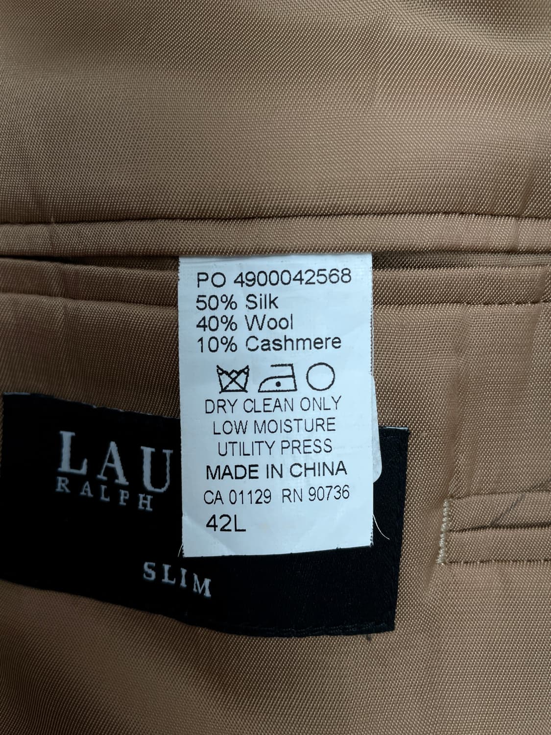 로렌 랄프로렌 실크 혼방 슬림핏 블레이저 상품이미지5