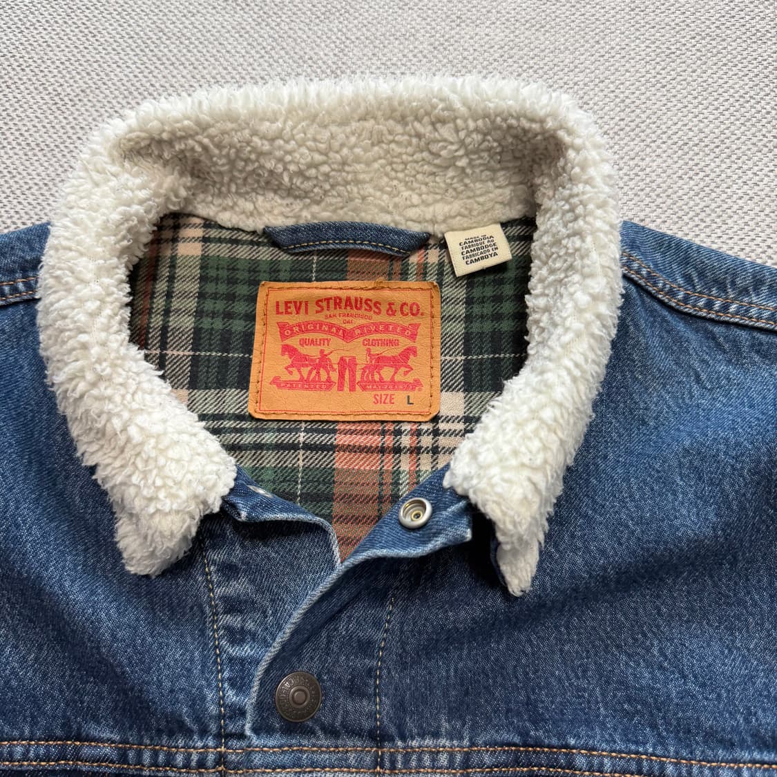 리바이스 쉐르파 데님 트러커 자켓 상품이미지2