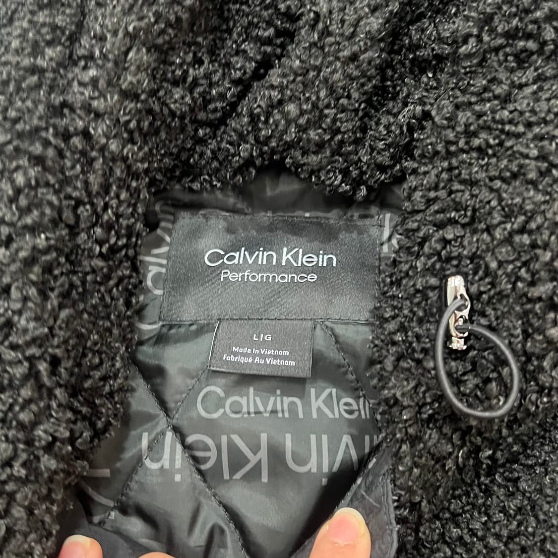 [100] 캘빈클라인 양털 후드집업 상품이미지4
