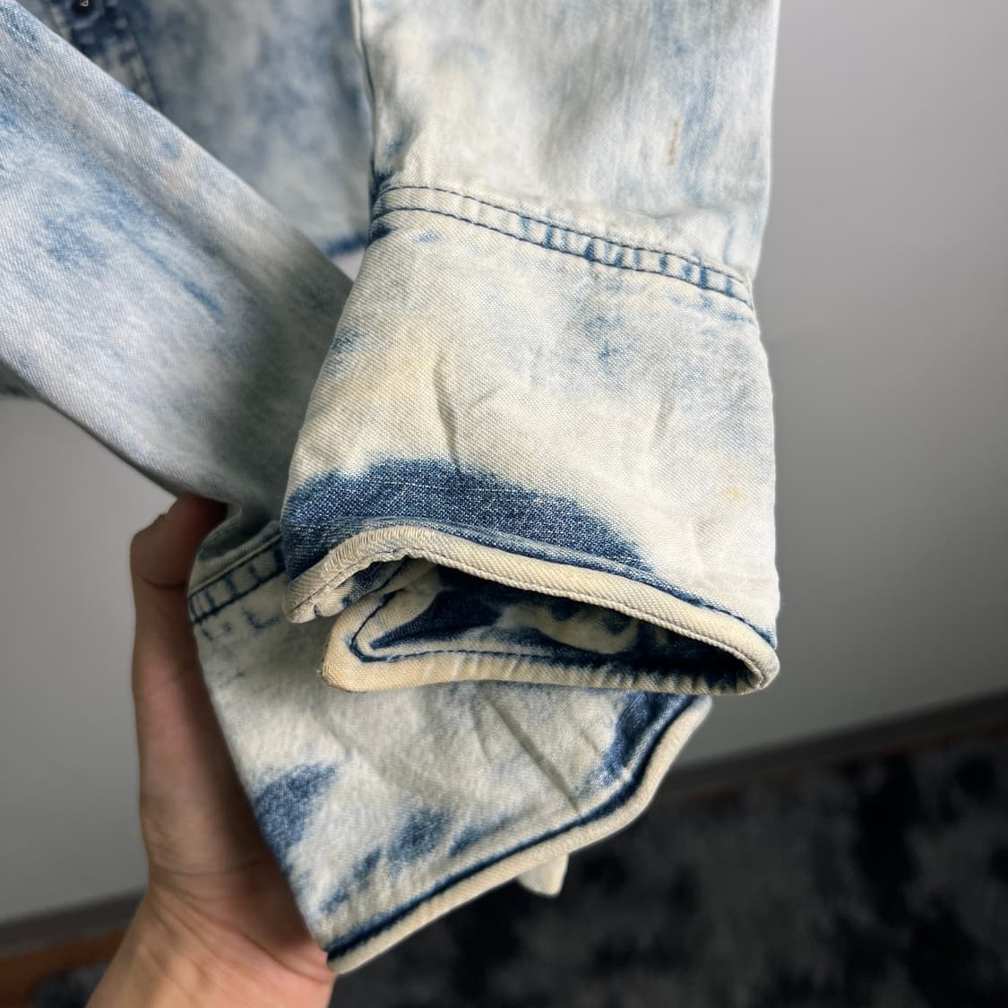 buffalo bobs 버팔로 밥스 케미컬 워싱 웨스턴 데님 셔츠  상품이미지9