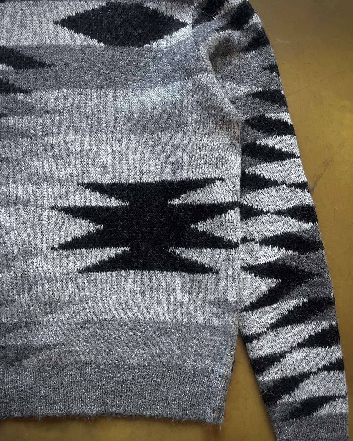 TAKEO KIKUCHI Navajo Mohair Knit Sweater 상품이미지6