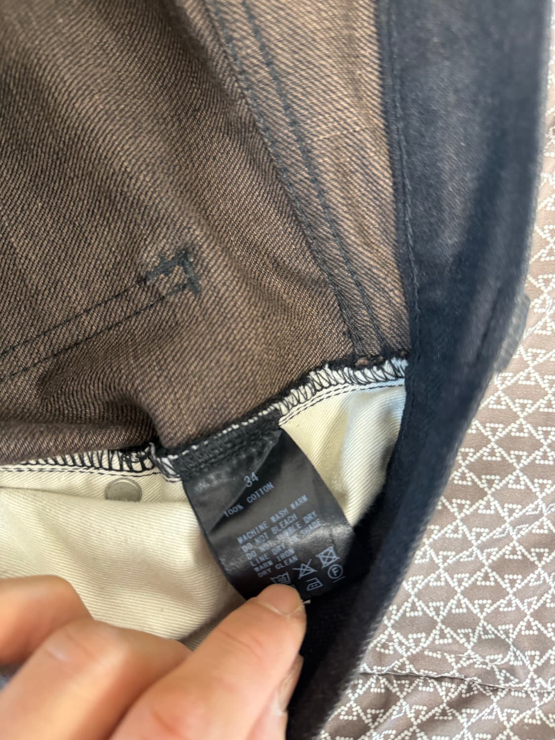 트로피클로딩1908 w knee narrow 블랙키데님 34 상품이미지3