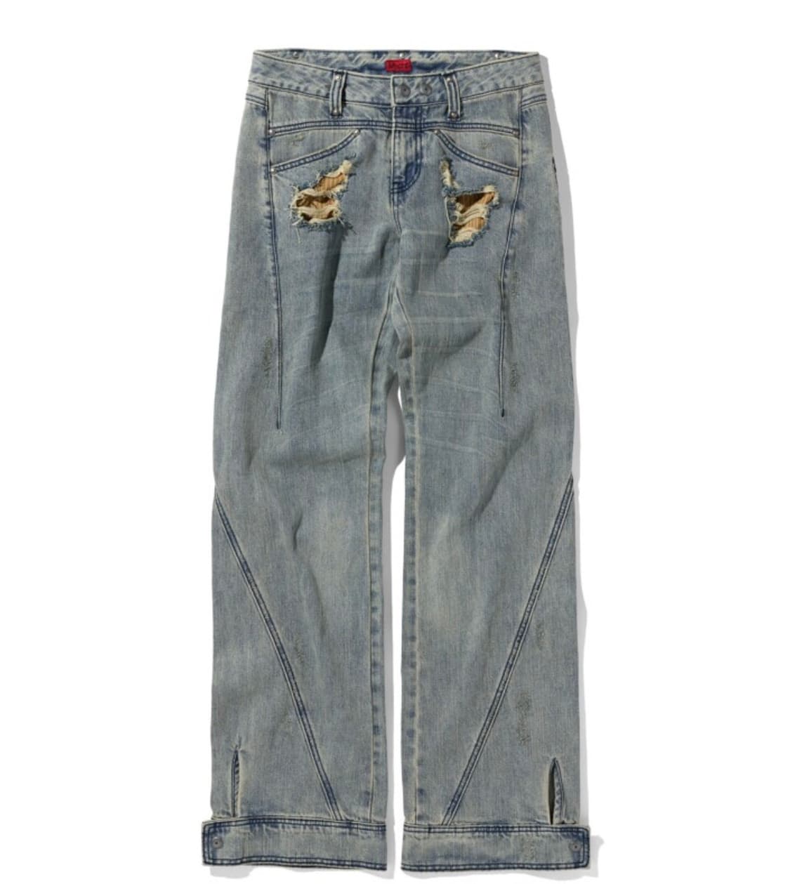 미스치프 데님 ANATOMIE JEAN_BLUE GREY m사이즈 상품이미지1