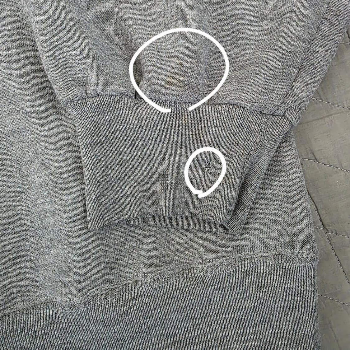 [L] 90s 러셀 애슬레틱 후드집업 라이트 그레이 ver. 뉴지퍼헤드 상품이미지7