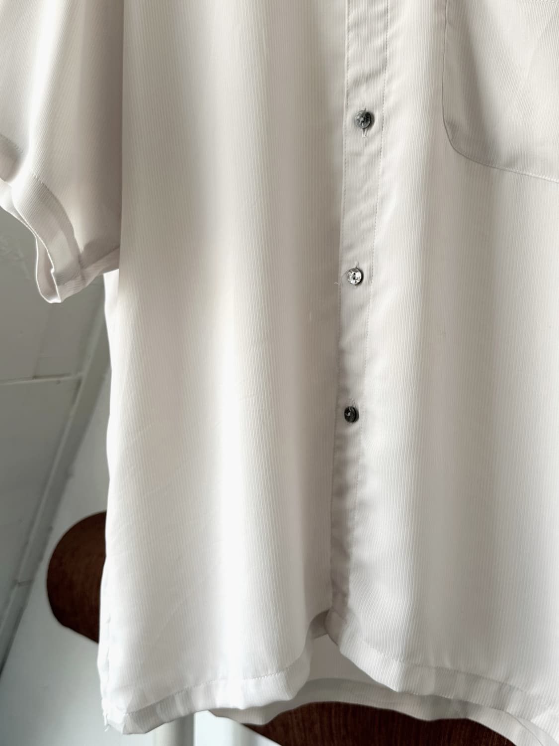 High count poly woven H/S shirt 상품이미지3