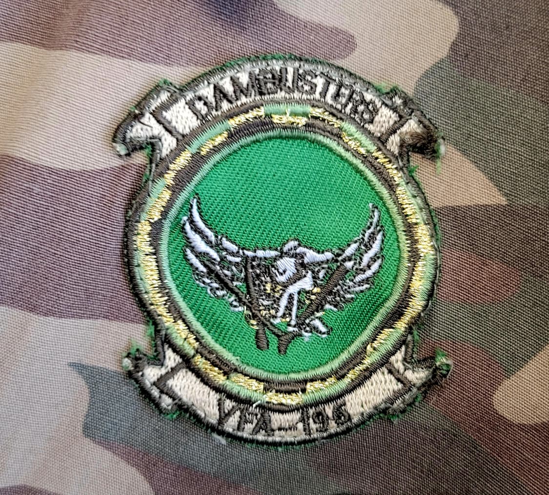 JPN 빈티지 Air Crew Member US Army 카모 셔츠헝자켓 상품이미지7