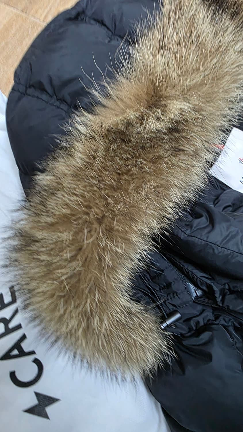 [새상품급,4]몽클레어 클루니 블랙 리얼퍼 상품이미지2