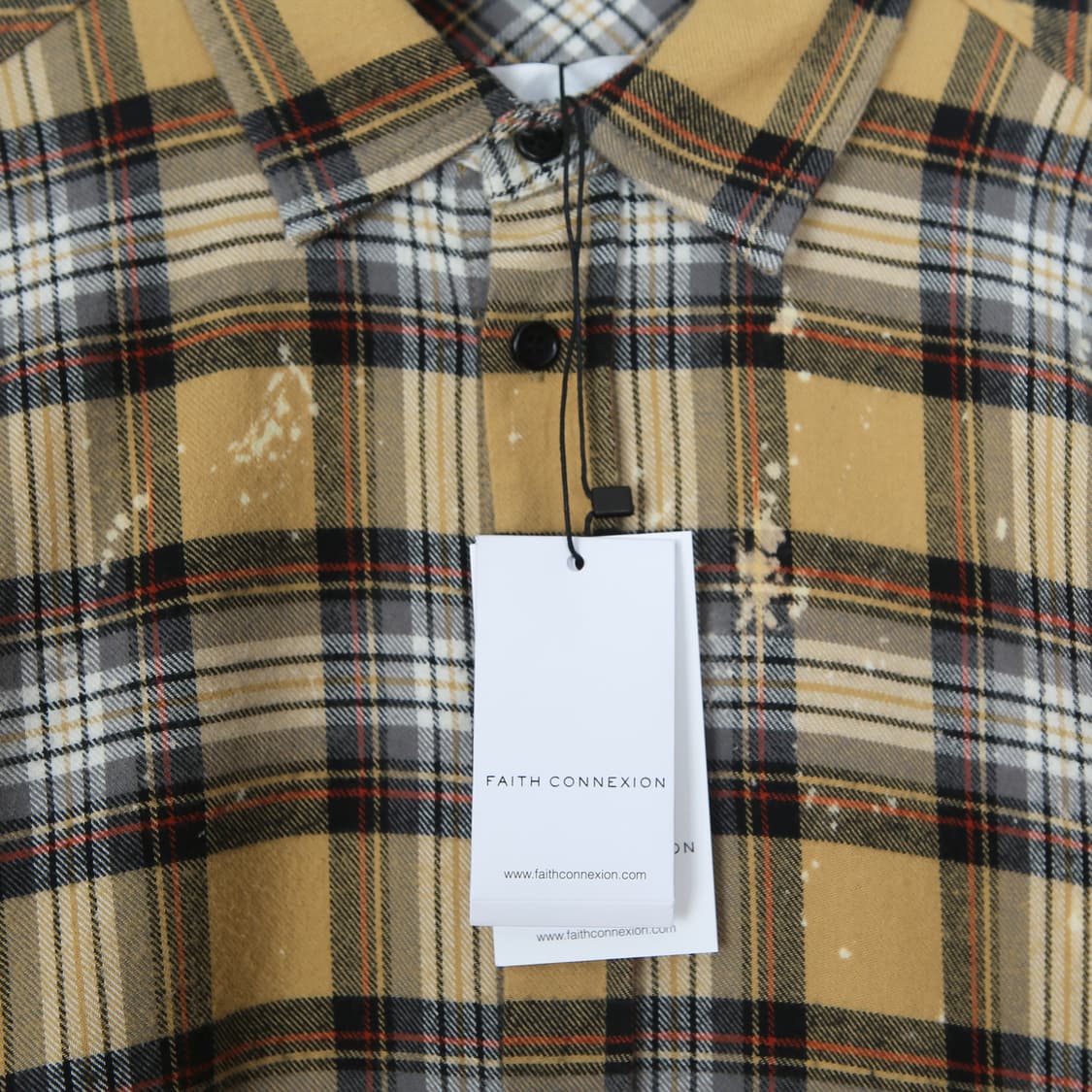 페이스커넥션 PLAID BLEACHED 셔츠 상품이미지5