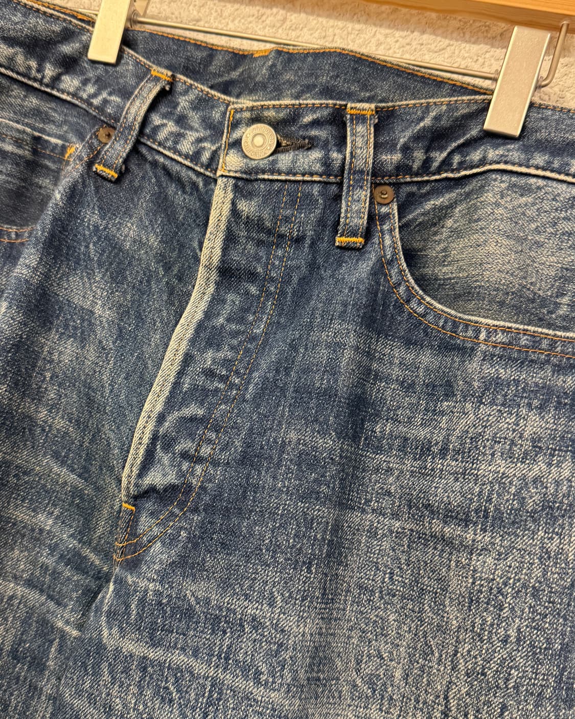 스탠다드 캘리포니아 셀비지 워싱 데님 상품이미지3