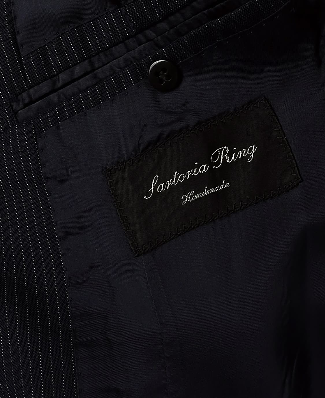 링자켓 [Sartoria Ring] 도트 스트라이프 네이비 클래식 수트 상품이미지5