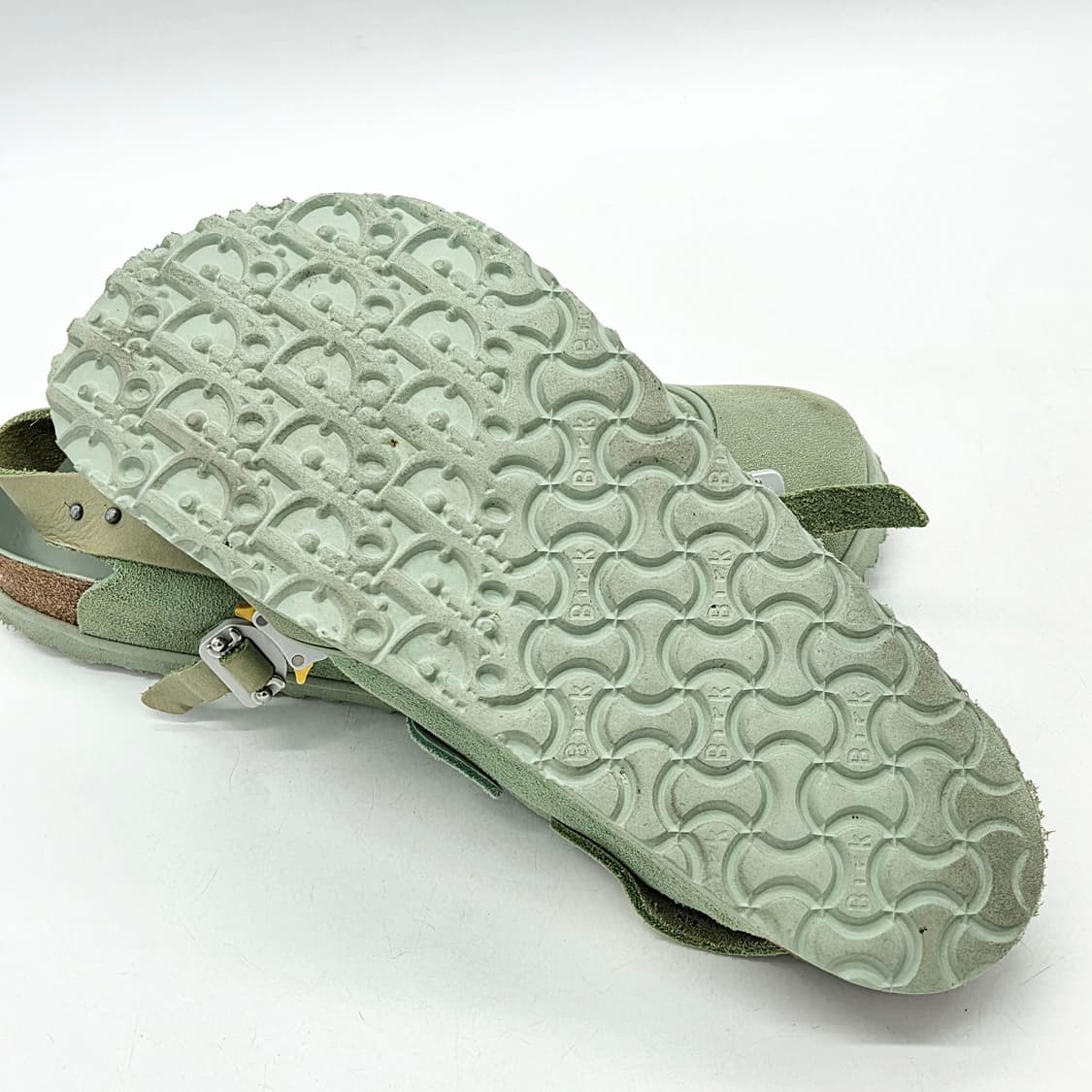  디올 x 버켄스탁 토키오 뮬 파스텔 그린 누벅 카프스킨 (43)  상품이미지3