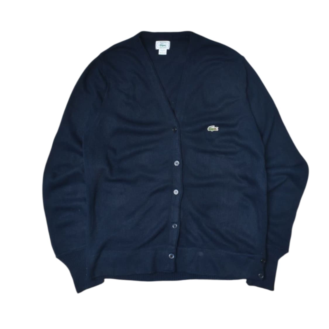 70S 라코스테 아이조드 니트 가디건 USA L N0831 상품이미지2