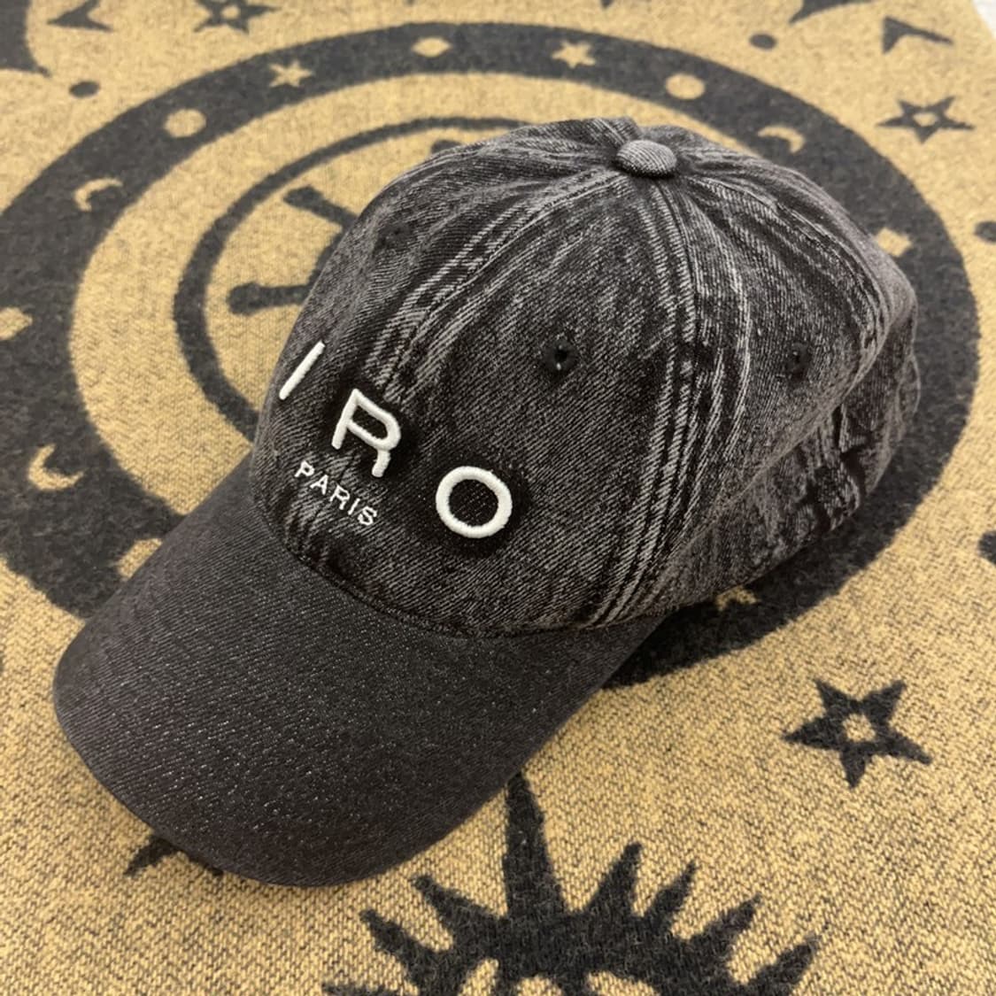 이로 캐주얼 스트릿 락시크 흑청 데님 볼캡 C08596 상품이미지3