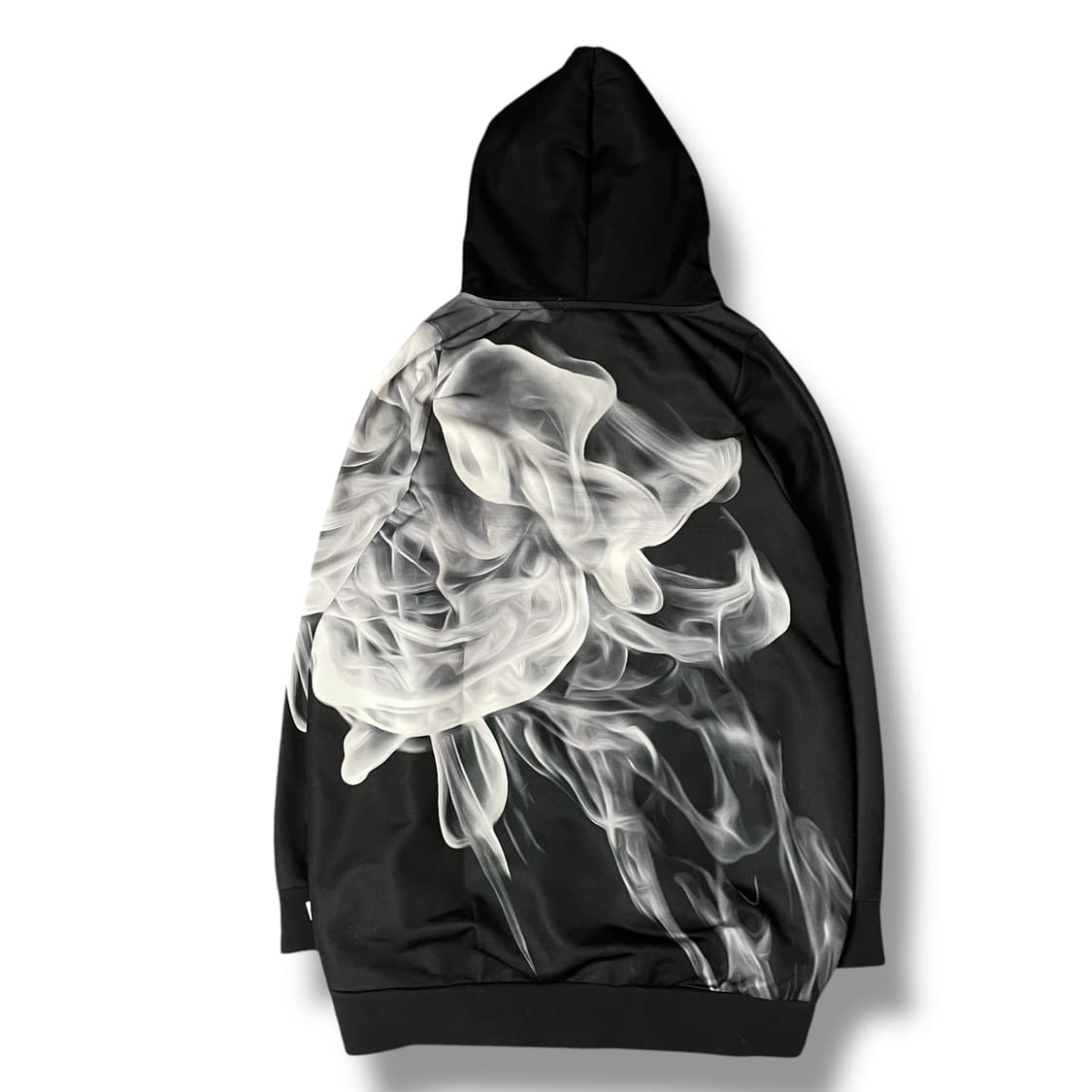 아디다스 스모크 프린팅 오버핏 후드티 블랙 85 상품이미지2